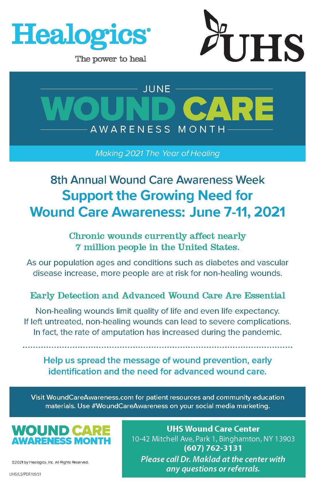June is Wound Care Awareness Month United Health Services